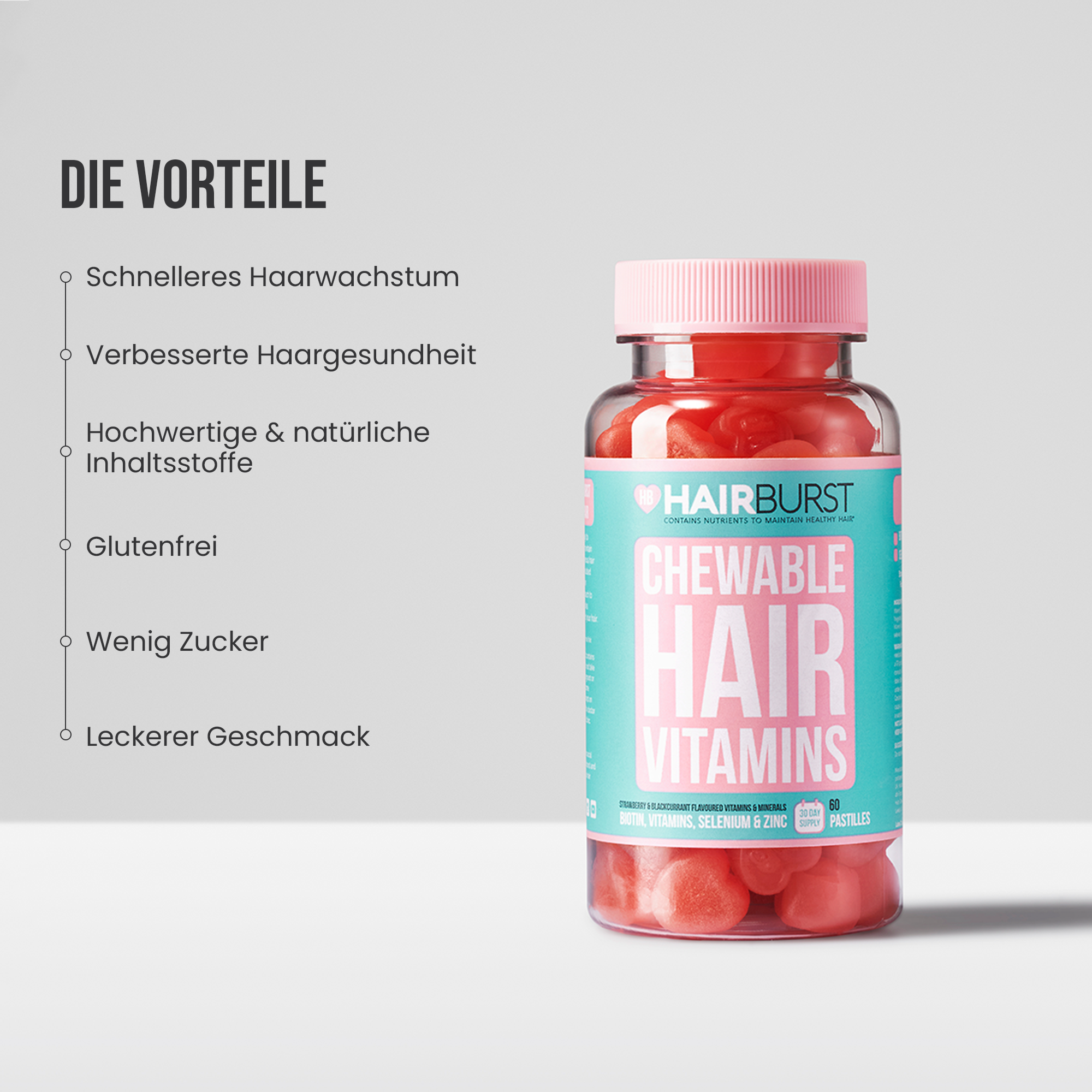Fruchtgummi Haarvitamine 1MS