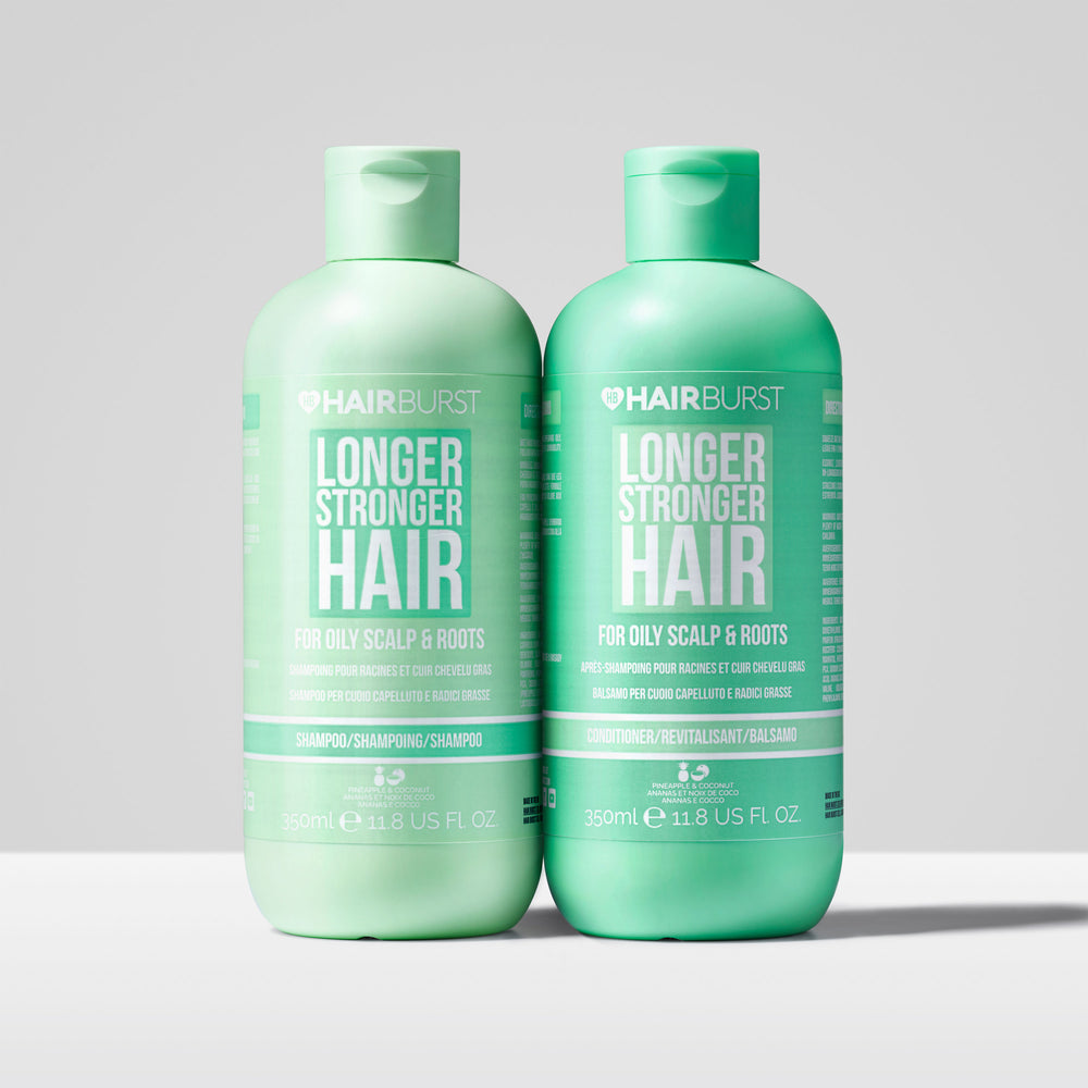 Shampoo & Spülung für fettige Kopfhaut und Wurzeln