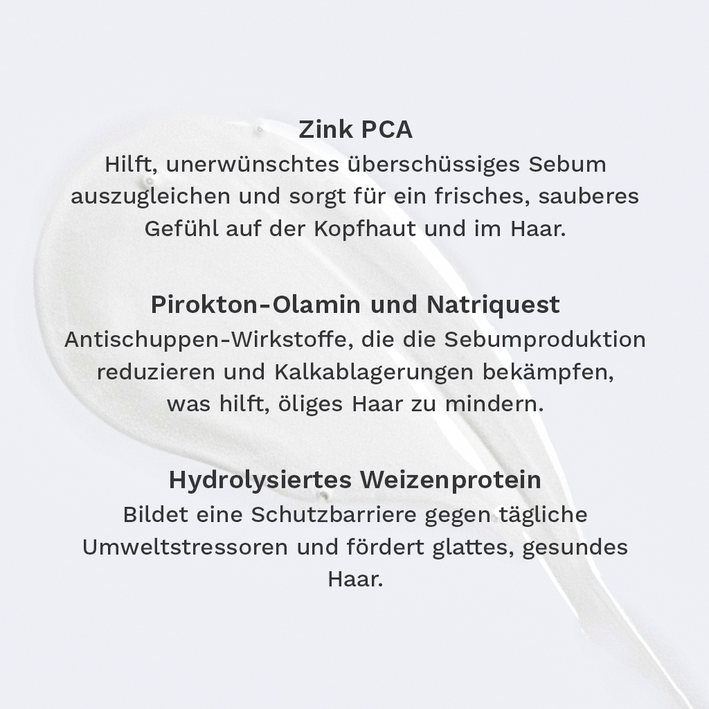 Shampoo für fettige Kopfhaut und Wurzeln