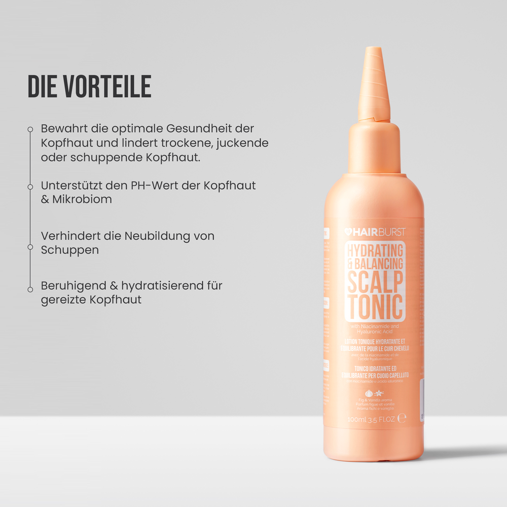 Feuchtigkeitsspendendes und ausgleichendes Tonikum für die Kopfhaut